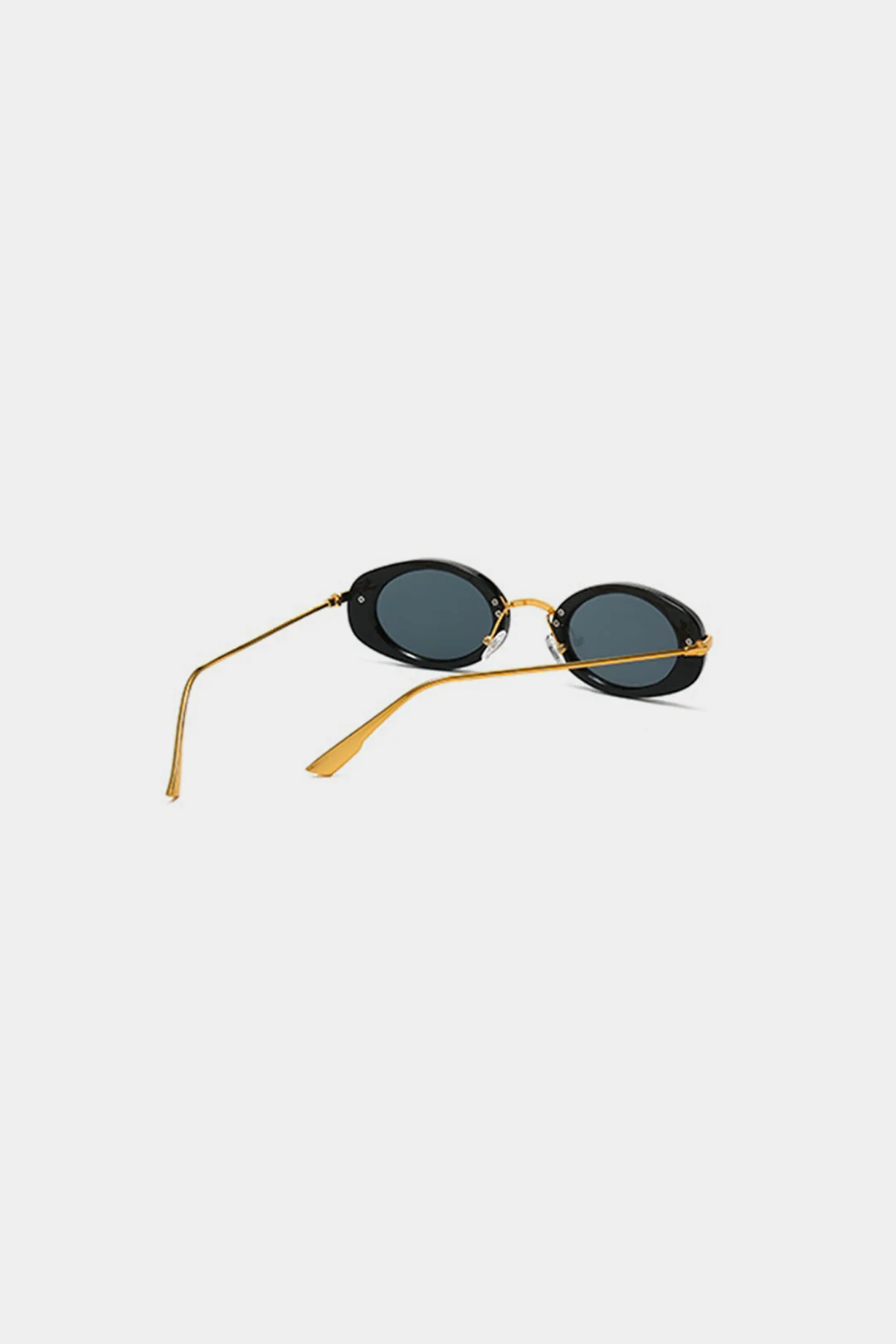 Metallic Oval Sunglasses - Image 3