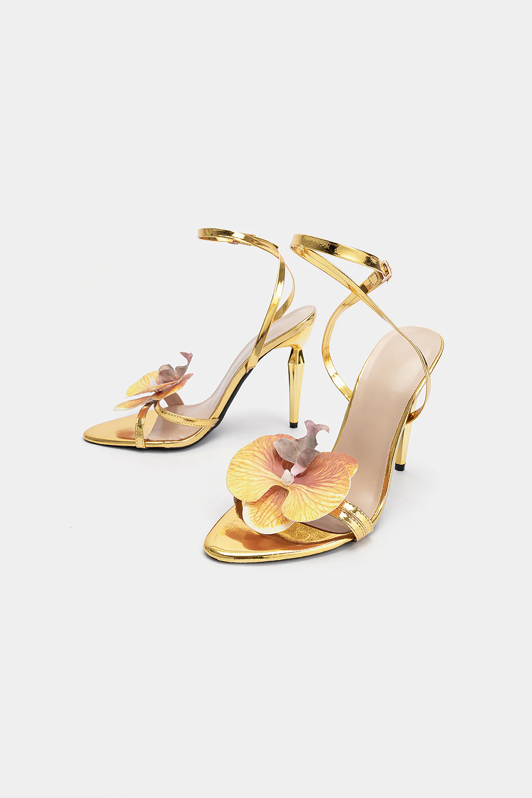 3D Floral Applique Sandals