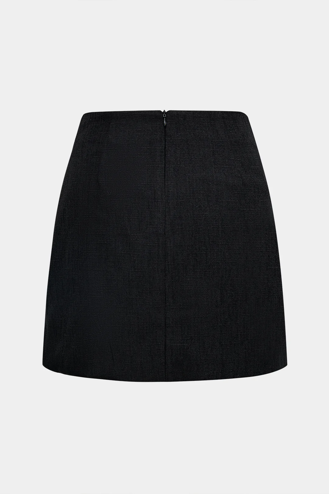 Faux Leather Button Mini Skirt - Image 8