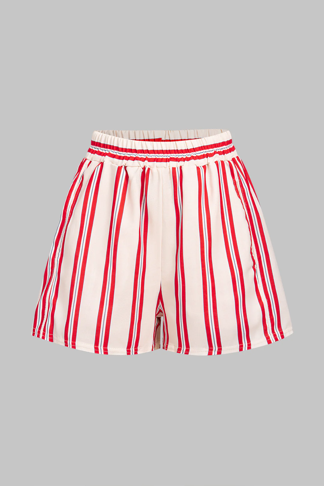Striped Wide Leg Shorts