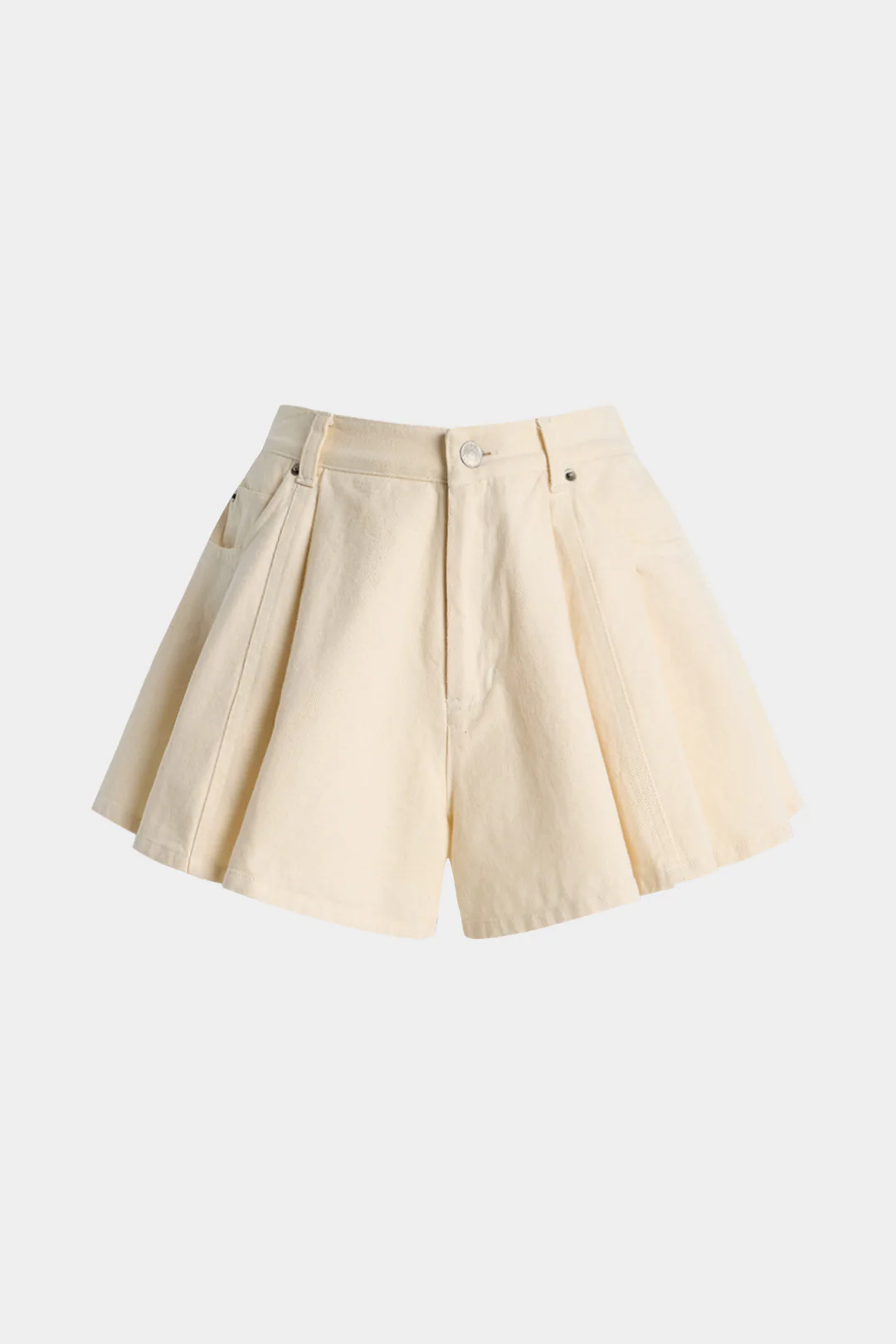 Ruched Pocket Wide Leg Shorts