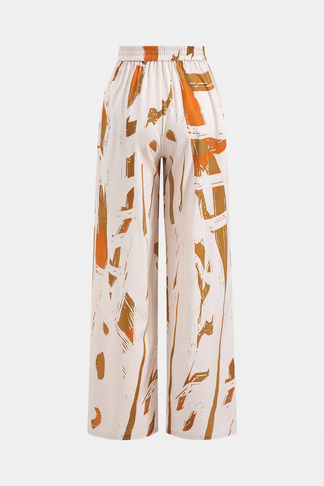 Abstract Print High Waist Trousers - Image 2