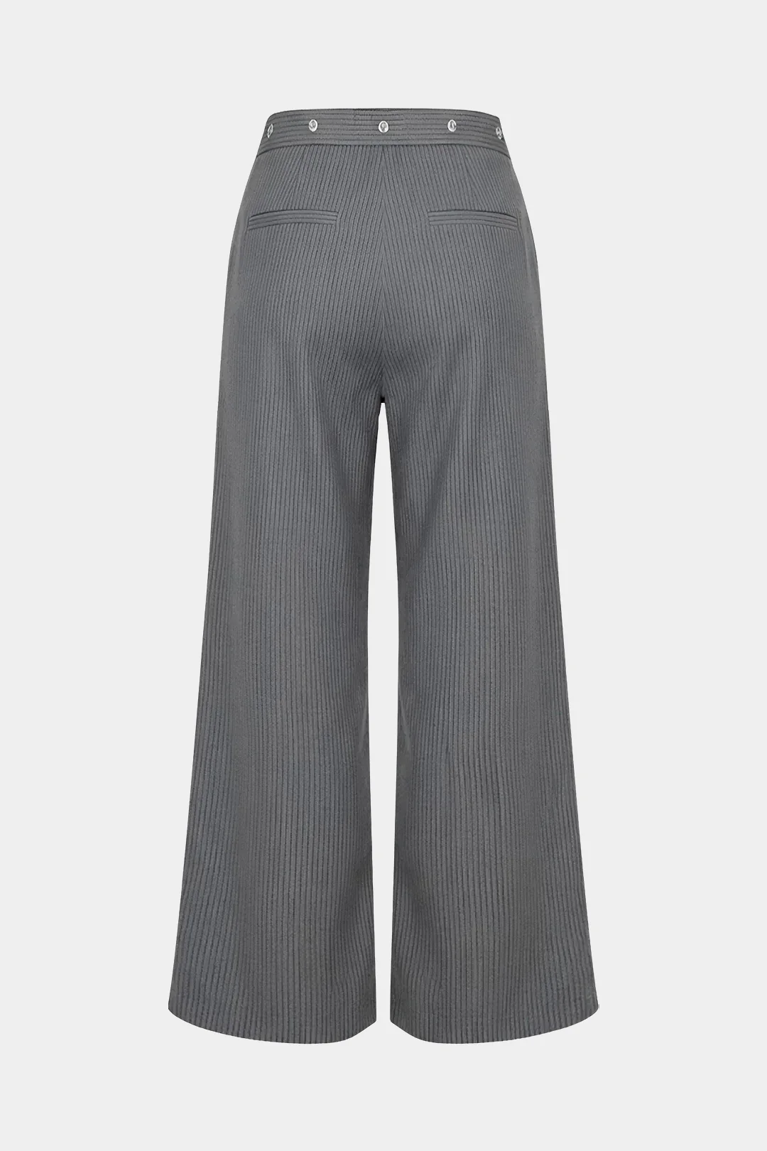 Belted Pocket Wide Leg Pants - Image 2