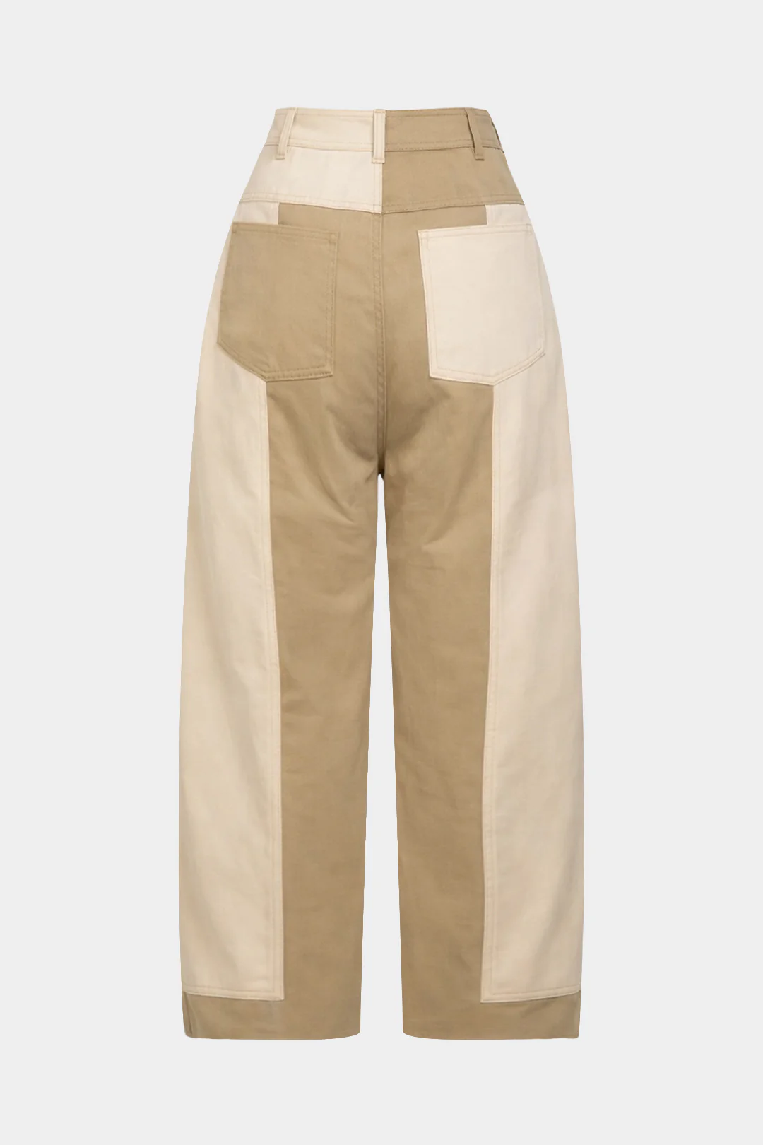 Contrast Pocket Straight Lag Pants - Image 2