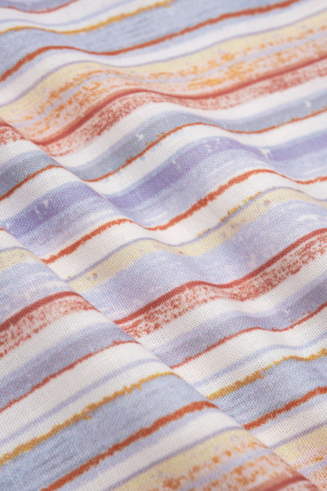 Contrast Stripes Print V-Neck Mini Dress And Wrap Knotted Cover Up Set - Image 6