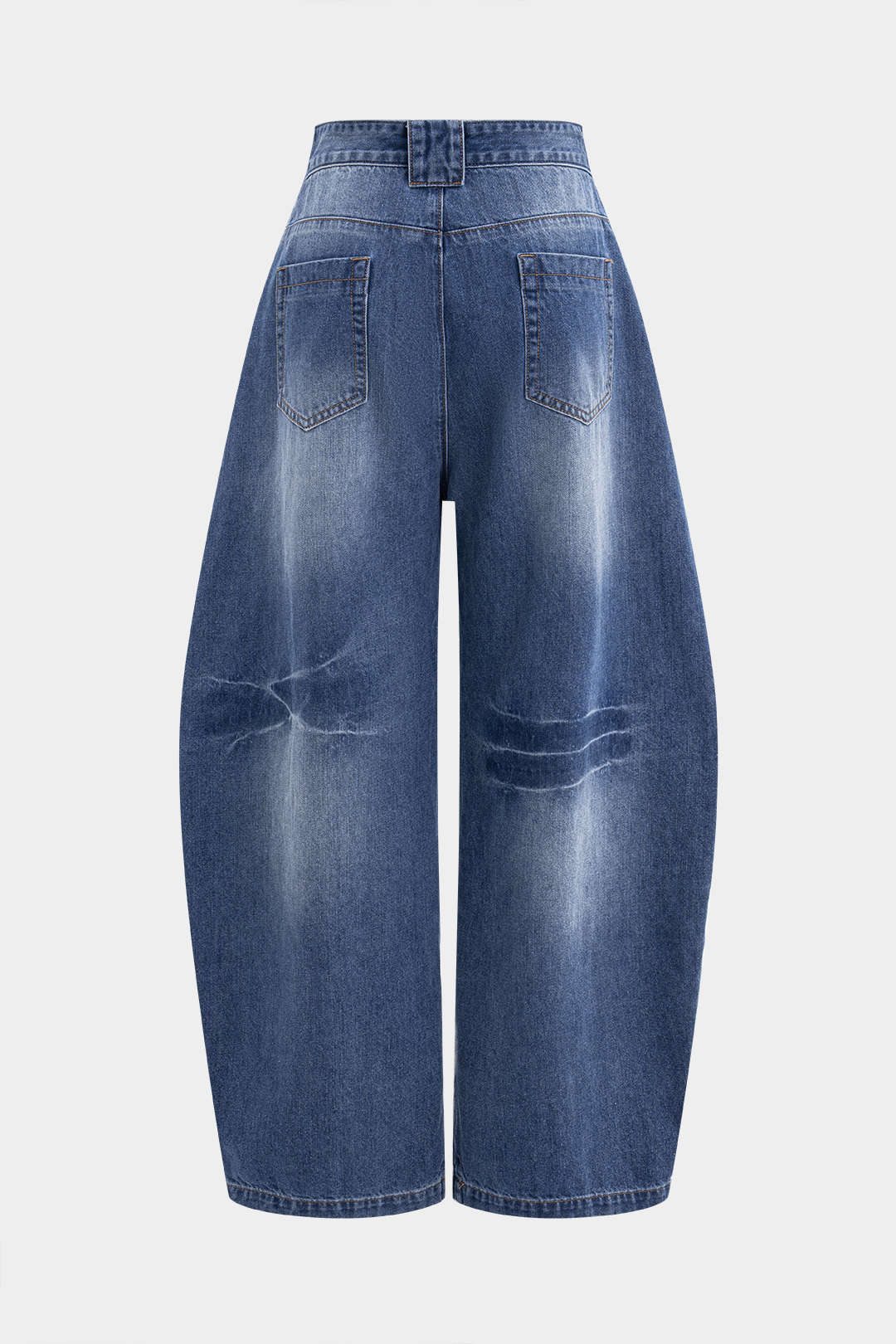 Denim Wide Leg Barrel Jeans - Image 2