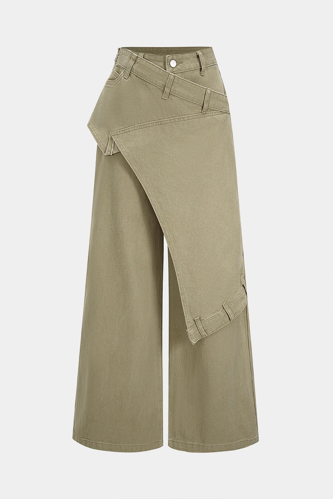 Denim Asymmetrical Jeans