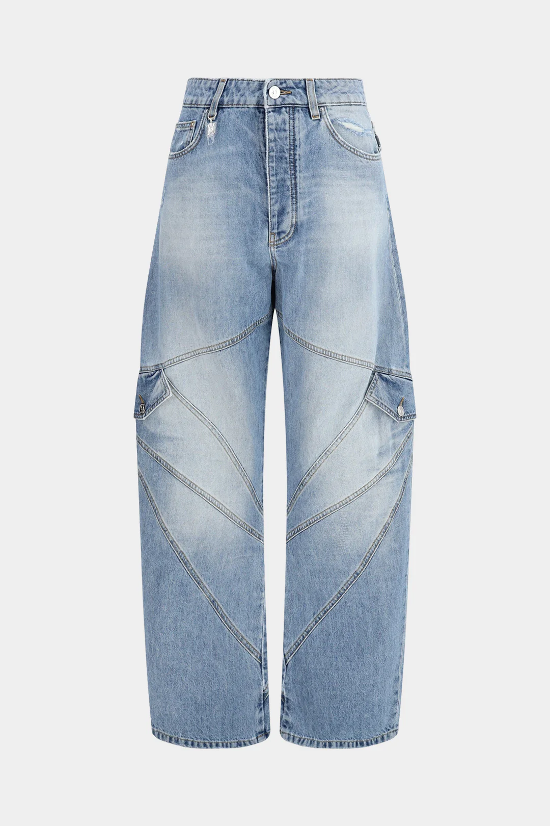 Denim Seamdetail Pocket Jeans