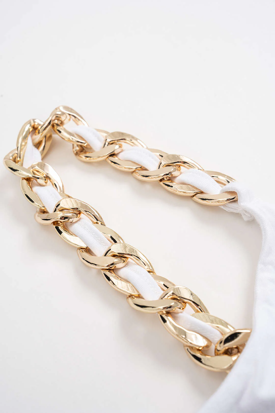 Metallic Chain Detail Cami Top - Image 3