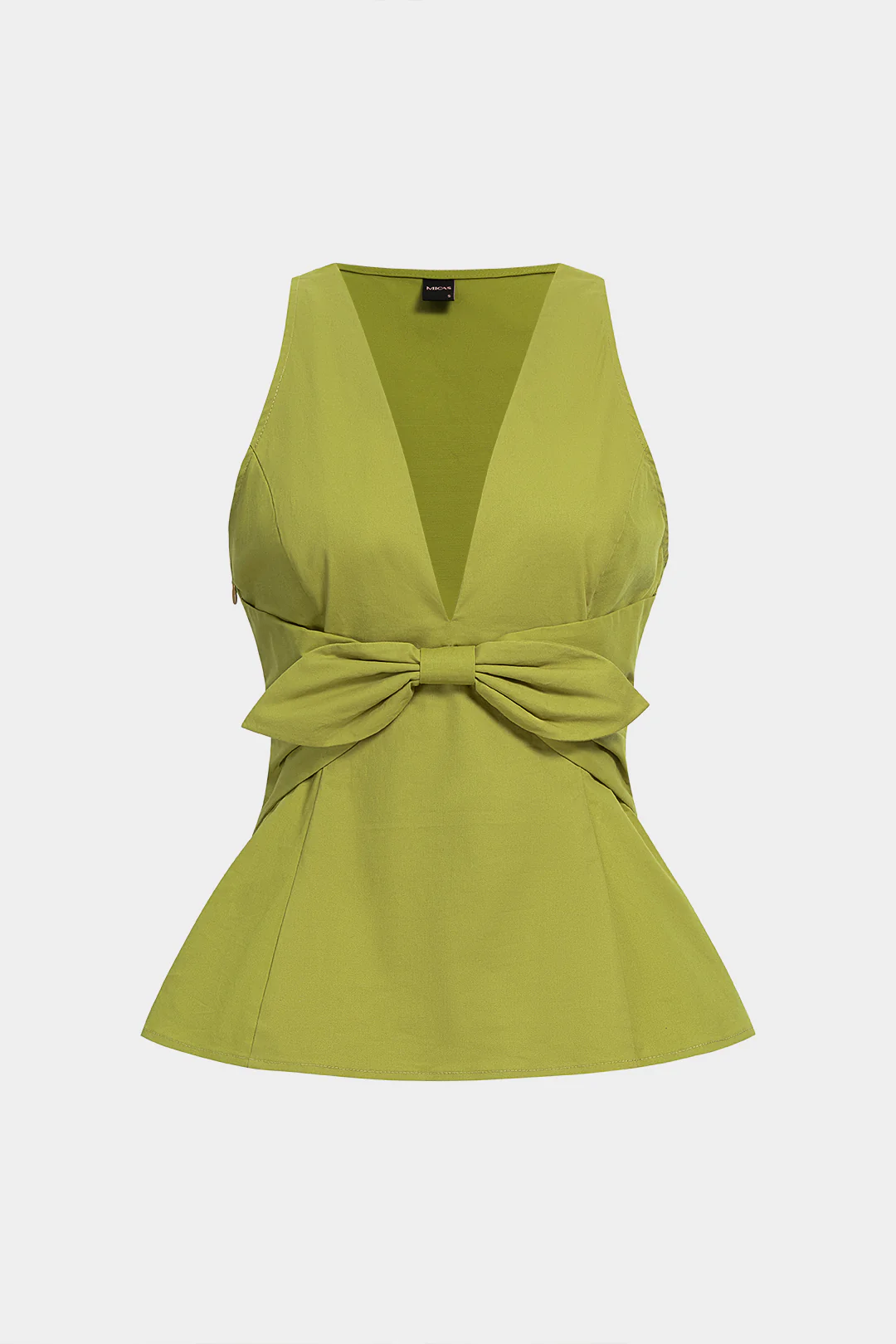 Knotted V-Neck Tank Top