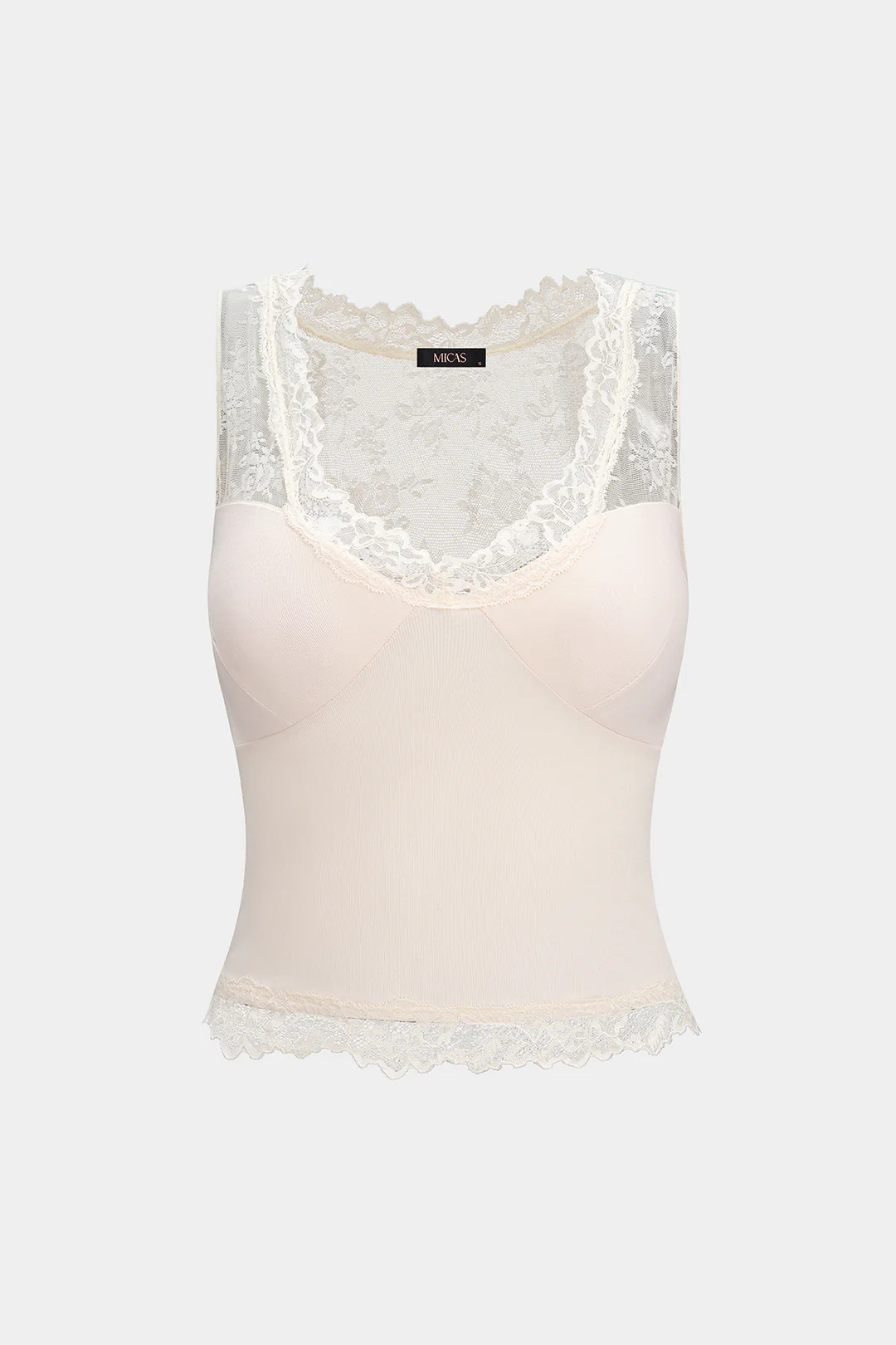 Lace Patchwork Tank Top