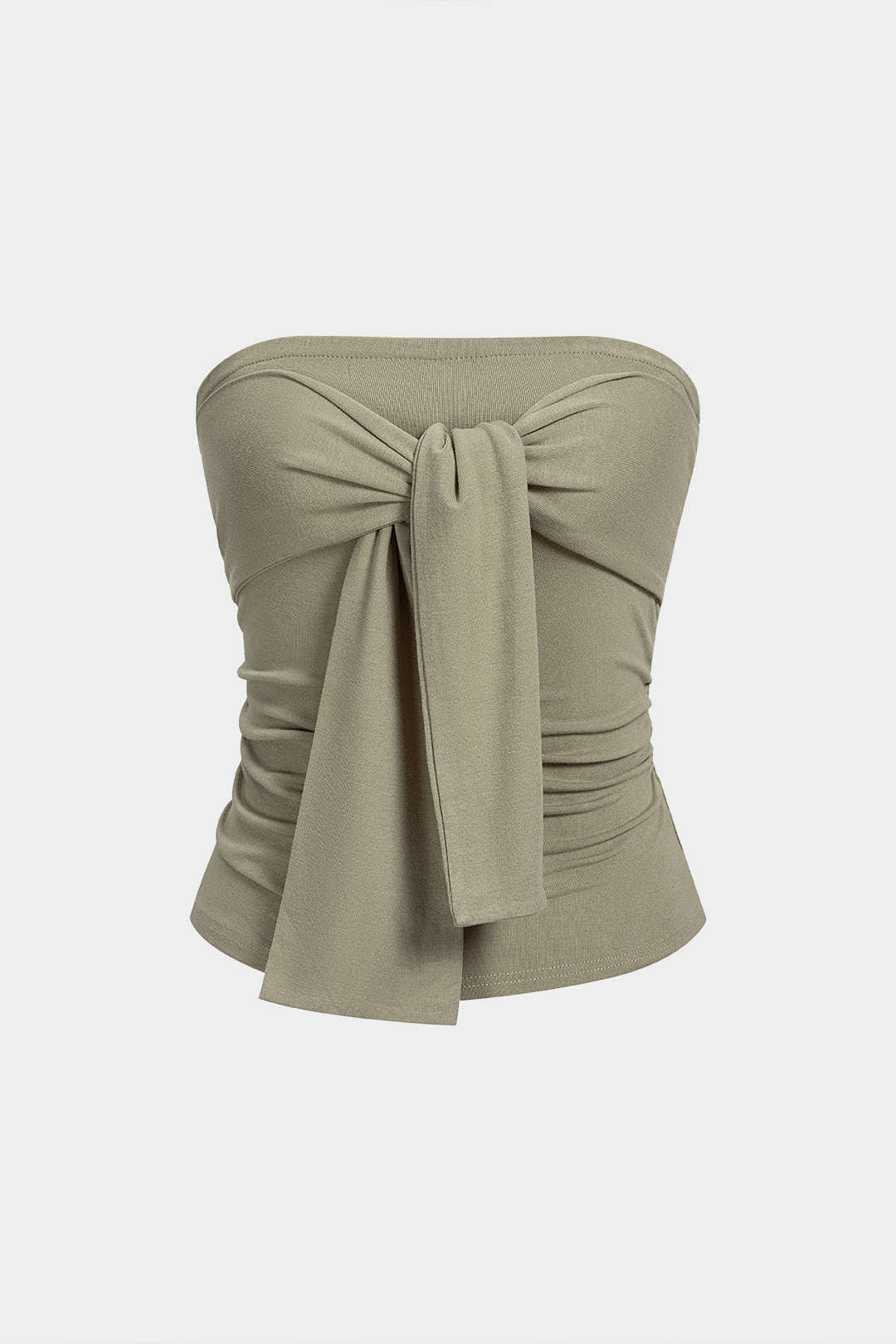 Solid Tie-Up Tube Top