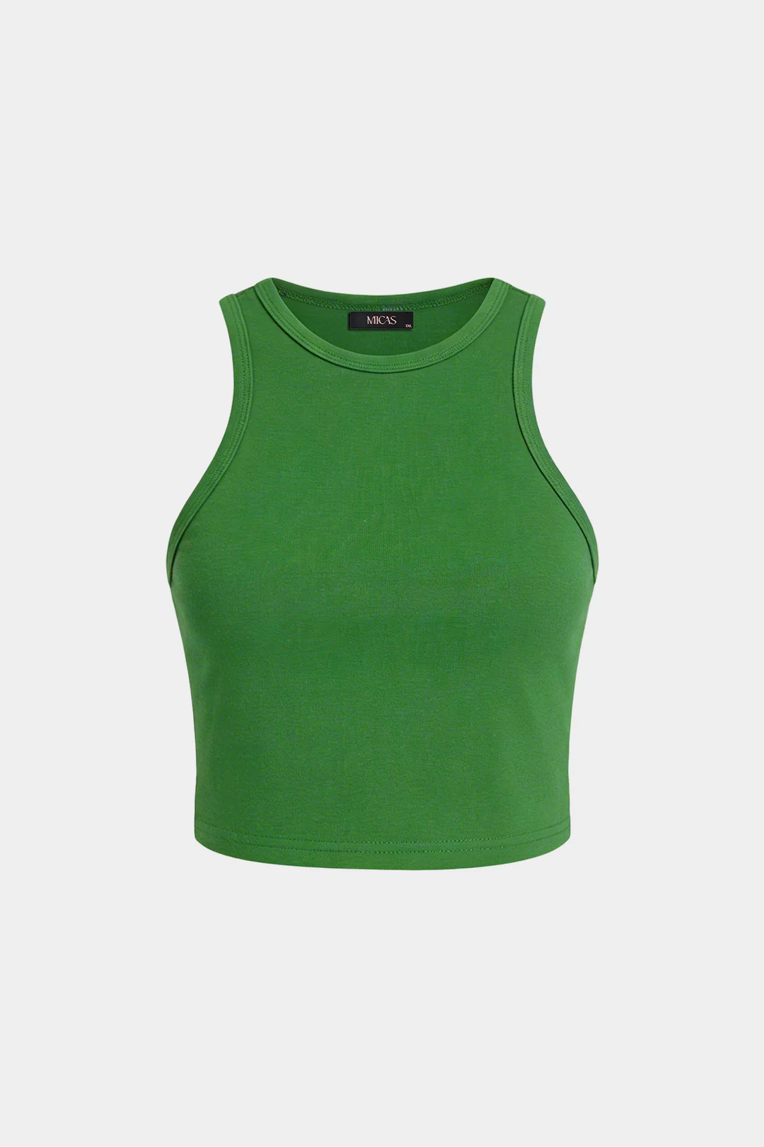 Plus Size Round Neck Tank Top - Image 2