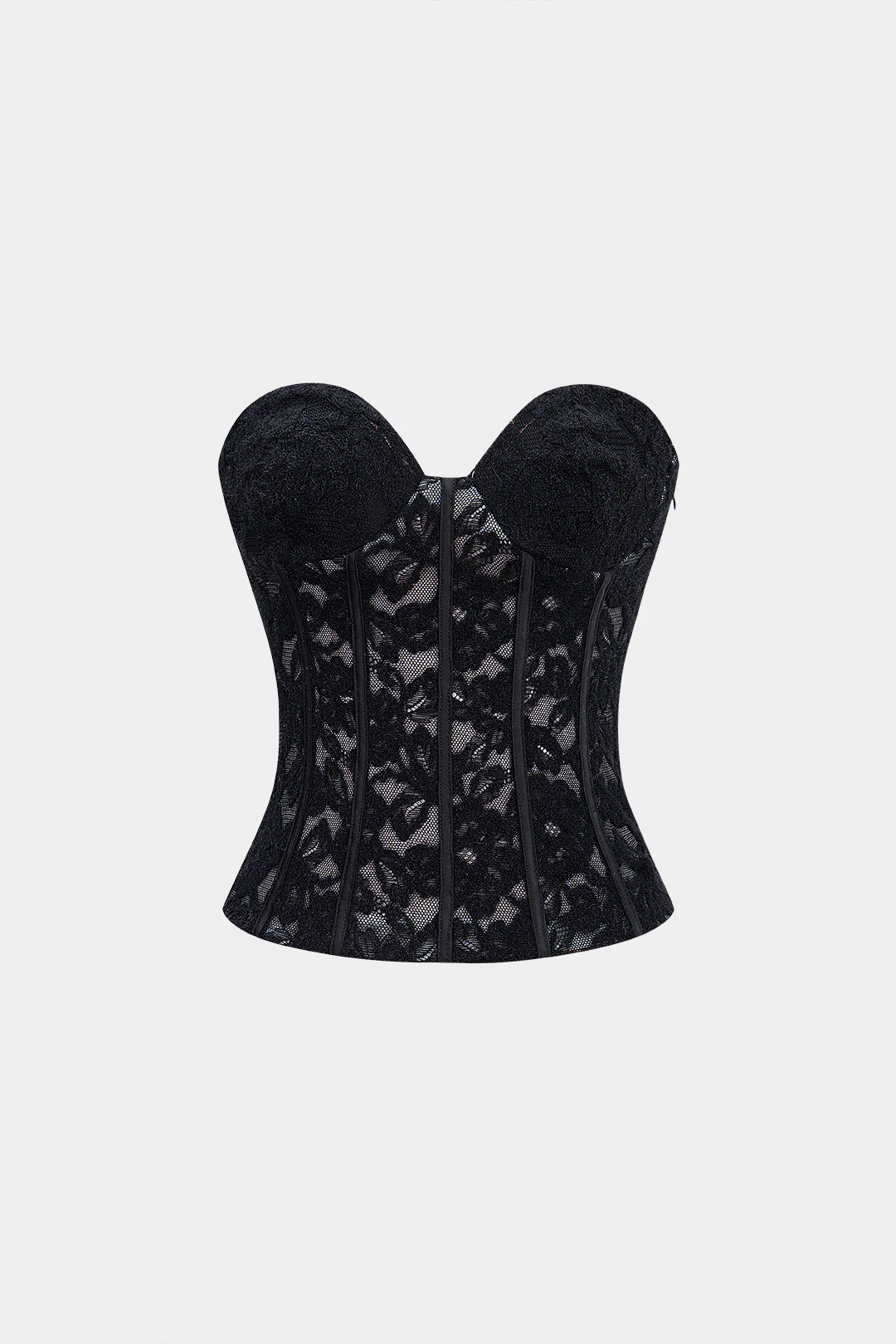 Lace Corset Tube Top